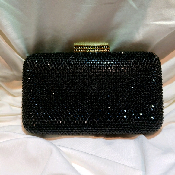 Judith Leiber Black Swarovski Crystal - Picture 4 of 5